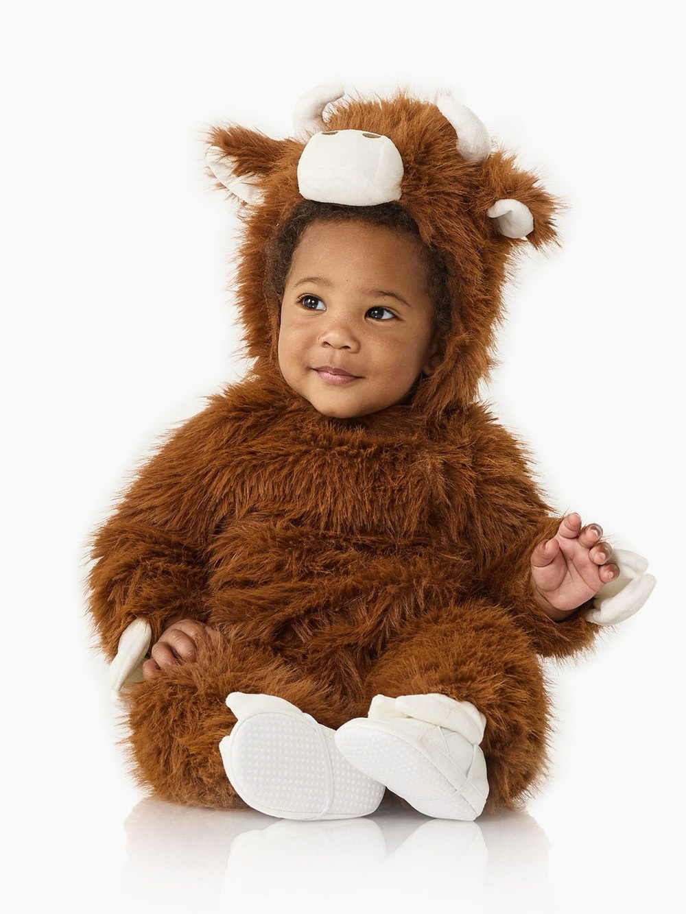 Pottery Barn kids Baby Highland Cow costume